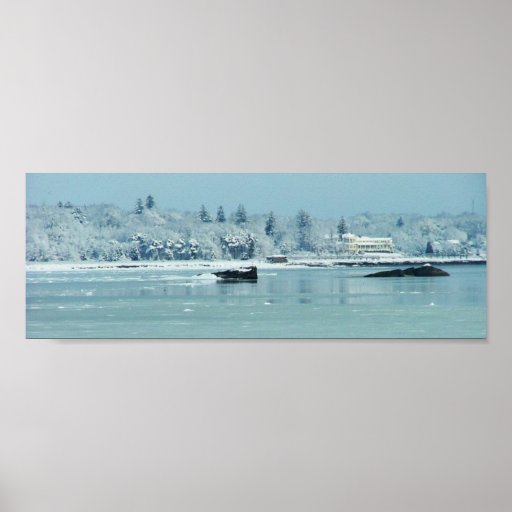 kingston ma. cripple rock rocky nook duxbury bay poster Zazzle