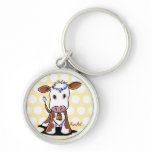 KiniArt Cow Keychain