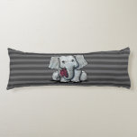 KiniArt Elephant Striped Body Pillow