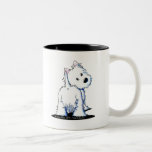 KiniArt Fluffy Butt Westie Mug