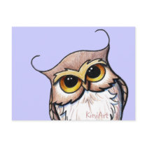 KiniArt OWL postcards