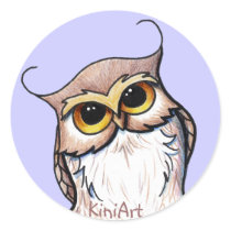 KiniArt OWL stickers