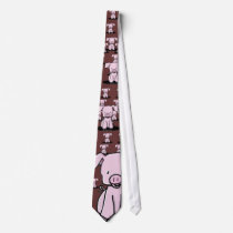 KiniArt Piglets In Mud Tie