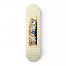 KiniArt Pom Party Skateboard