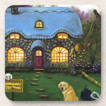 Kinkade's Worst Nightmare 2 cork coasters