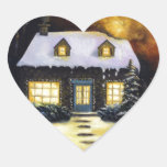 Kinkade's Worst Nightmare Heart Stickers