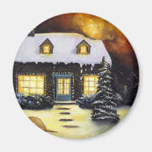 Kinkade's Worst Nightmare Refrigerator Magnet