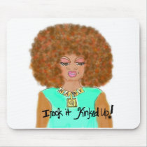 Kinked Up ! mousepads
