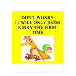 KINKY chinken joke Postcards