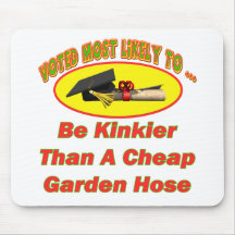 Kinky Garden Hose Mouse Pad