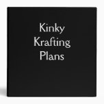 Kinky Krafters Binder