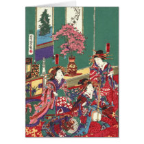 Kinpeiro New Yoshiwara 1871 Left Cards
