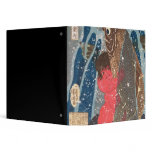Kintoki Swims up the Waterfall 3 Ring Binders