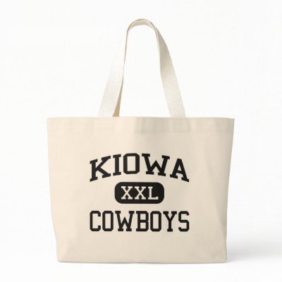 Kiowa - Cowboys - High School - Kiowa Oklahoma Tote Bag by customteamsportswear