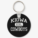 Kiowa - Cowboys - High School - Kiowa Oklahoma keychains