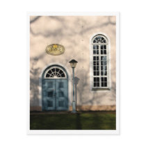 Kirche in Fischerhude postkarten
