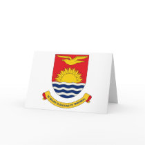 Kiribati Coat of Arms Greeting Card