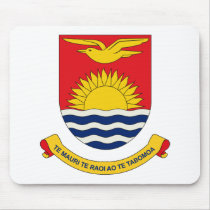 Kiribati Coat of Arms Mousepad