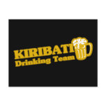 Kiribati Drinking Team Postcards