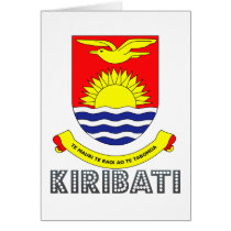 Kiribati Emblem cards
