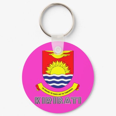 Kiribati Emblem Key Chains by FlagStore