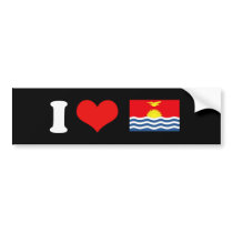 Kiribati Flag Bumper Sticker