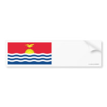Kiribati Flag bumper stickers