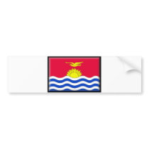 Kiribati Flag bumper stickers by jacinto888 Kiribati Flag bumper stickers