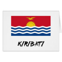 Kiribati Flag cards