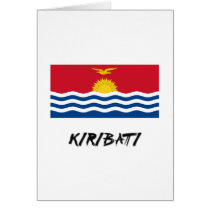 Kiribati Flag cards