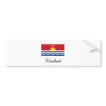 Kiribati Flag Design bumper stickers