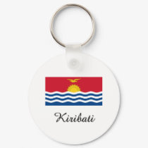 Kiribati Flag Design keychains