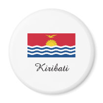 Kiribati Flag Design magnets by flagshirt Kiribati Flag Design magnets