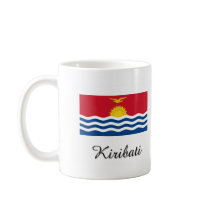 Kiribati Flag Design Coffee Mug