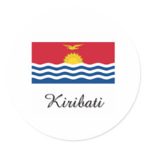 Kiribati Flag Design stickers