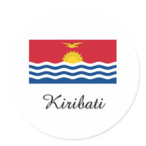 Kiribati Flag Design stickers