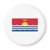 Kiribati FLAG International magnets by flagshirt Kiribati FLAG International magnets