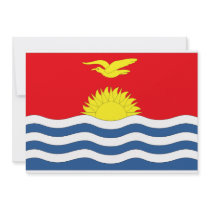 Kiribati Flag invitations