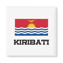 Kiribati Flag magnets by tshirtshirts Kiribati Flag magnets