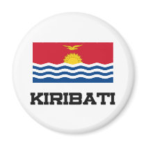 Kiribati Flag magnets by tshirtshirts Kiribati Flag magnets