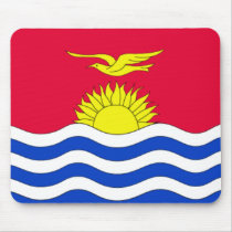 Kiribati Flag Mousepad