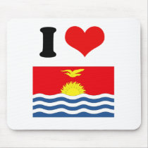 Kiribati Flag Mouse Mats