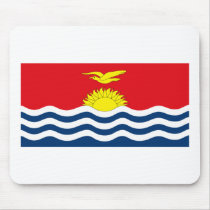 Kiribati Flag Mousepad