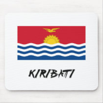 Kiribati Flag mousepads