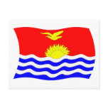 Kiribati Flag Postcard