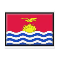 Kiribati Flag Postcard
