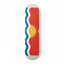 Kiribati Flag skateboards