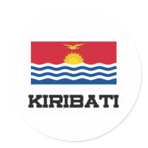 Kiribati Flag stickers