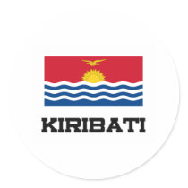 Kiribati Flag stickers