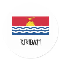 Kiribati Flag stickers